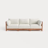Dwell™ Modular Teak Outdoor Sofa | Classic Canvas in Cloud