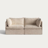 Modular Outdoor Washable 2-Seater | Alfresco Boucle in Cashew