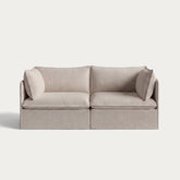 Modular Outdoor Washable 2-Seater | Classic Canvas in Sand
