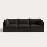 Modular Outdoor Washable 3-Seater | Classic Canvas in Charcoal