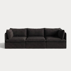 Modular Outdoor Washable 3-Seater | Classic Canvas in Charcoal