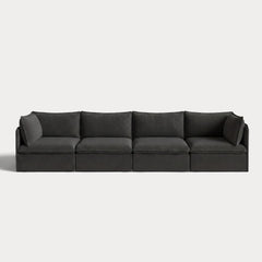 Modular Outdoor Washable 4-Seater | Classic Canvas in Charcoal