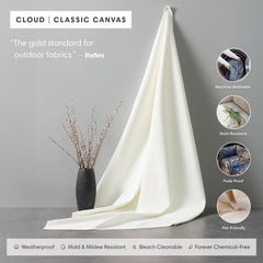 Modular Outdoor Washable 2-Seater | Classic Canvas in Cloud