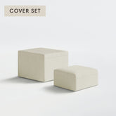 All-Season Outdoor Protective Cover Set for Washable Armchair & Ottoman