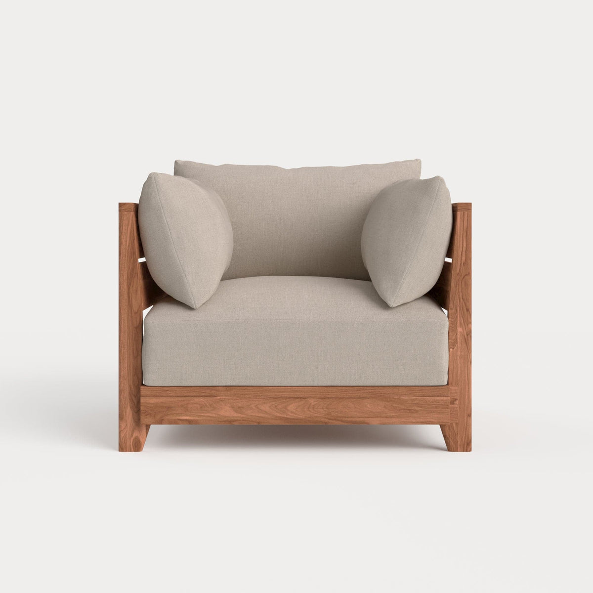 Dwell™ Modular Teak Outdoor Armchair | Classic Canvas in Sand