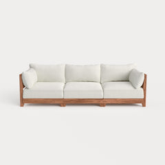 Dwell™ Modular Teak Outdoor Sofa | Classic Canvas in Cloud