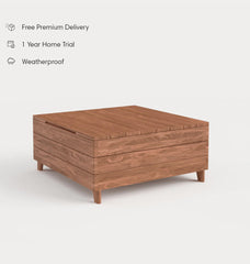 Dwell™ Teak Outdoor Storage Coffee Table