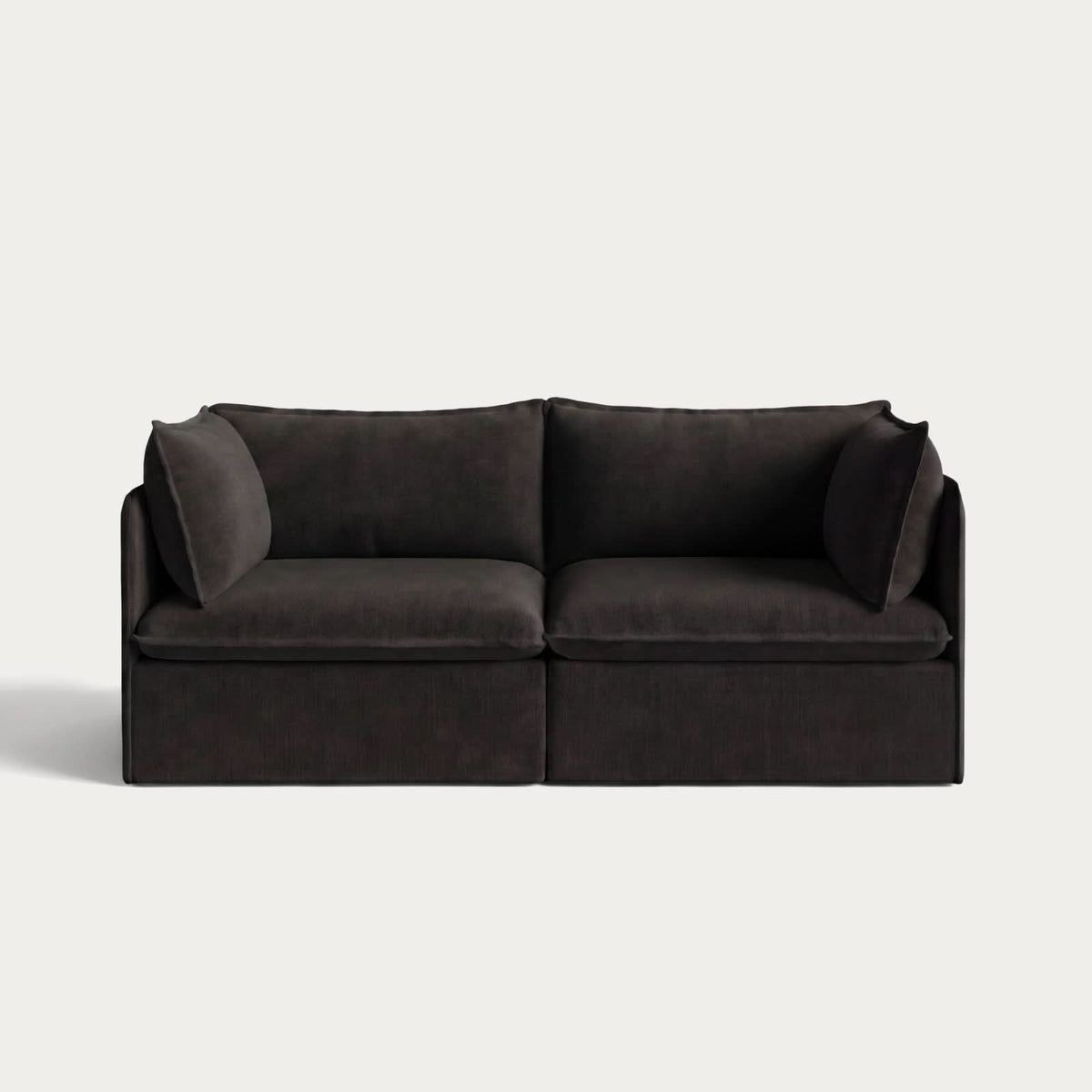 Modular Outdoor Washable 2-Seater | Classic Canvas in Charcoal