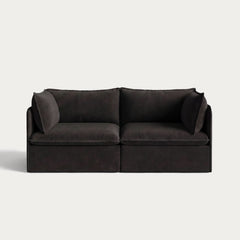 Modular Outdoor Washable 2-Seater | Classic Canvas in Charcoal