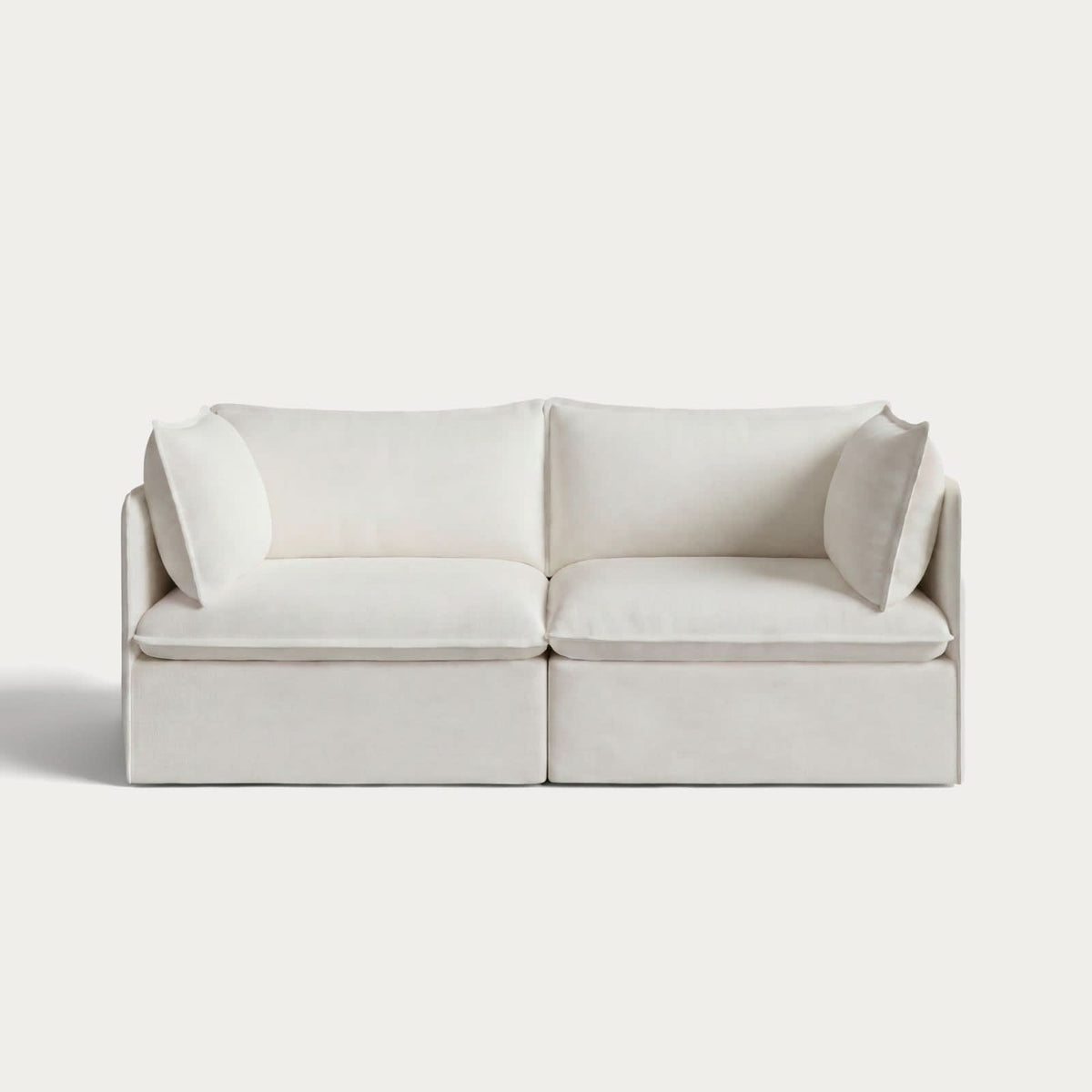 Modular Outdoor Washable 2-Seater | Classic Canvas in Cloud