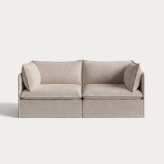 Modular Outdoor Washable 2-Seater | Classic Canvas in Sand