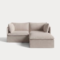 Modular Outdoor Washable 2-Seater Sectional | Classic Canvas in Sand