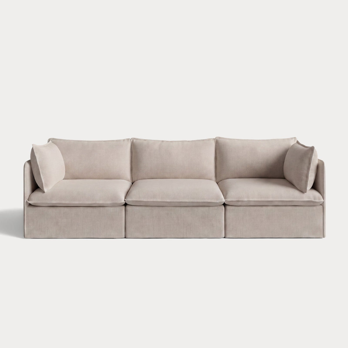 Modular Outdoor Washable 3-Seater | Classic Canvas in Sand