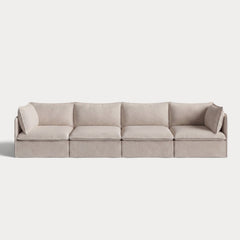 Modular Outdoor Washable 4-Seater | Classic Canvas in Sand