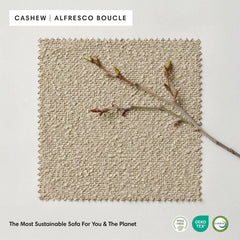 Modular Outdoor Washable 2-Seater | Alfresco Boucle in Cashew