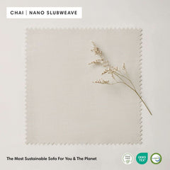 Modular Outdoor Washable 2-Seater | Nano Slubweave in Chai
