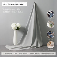 Modular Outdoor Washable 2-Seater | Nano Slubweave in Mist