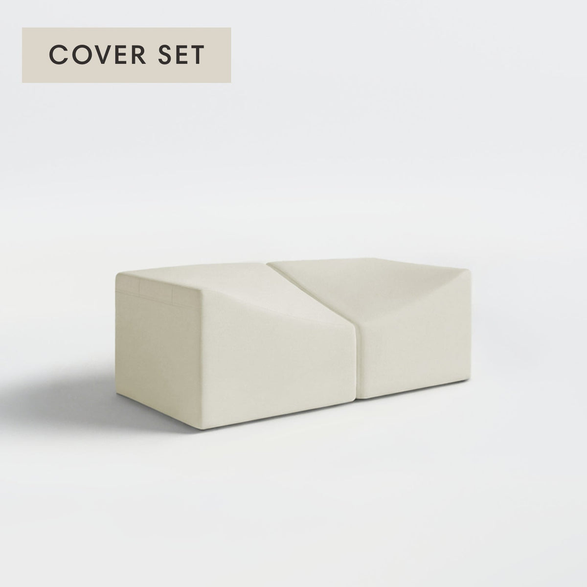 All-Season Outdoor Protective Cover Set for Washable 2-Seater
