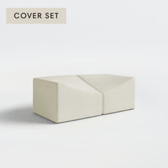 All-Season Outdoor Protective Cover Set for Washable 2-Seater