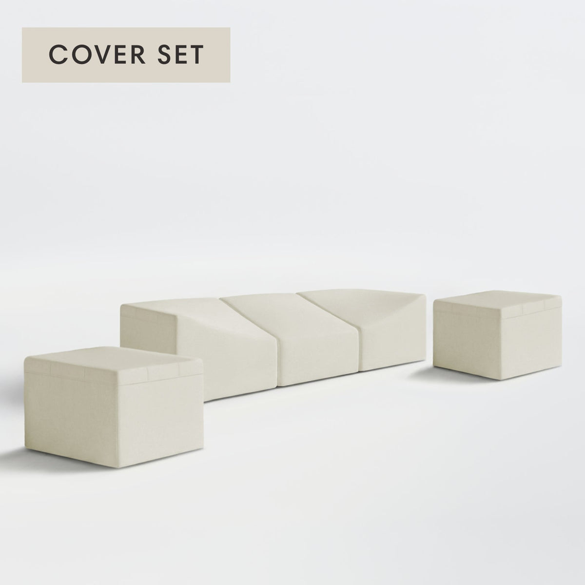 All-Season Outdoor Protective Cover Set for Washable 3-Seater Sofa + Armchair Set
