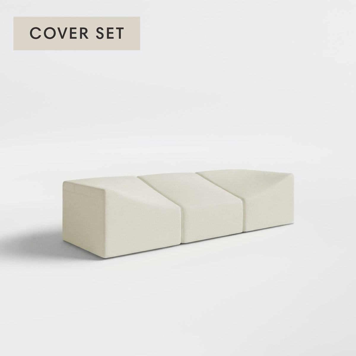 All-Season Outdoor Protective Cover Set for Washable 3-Seater